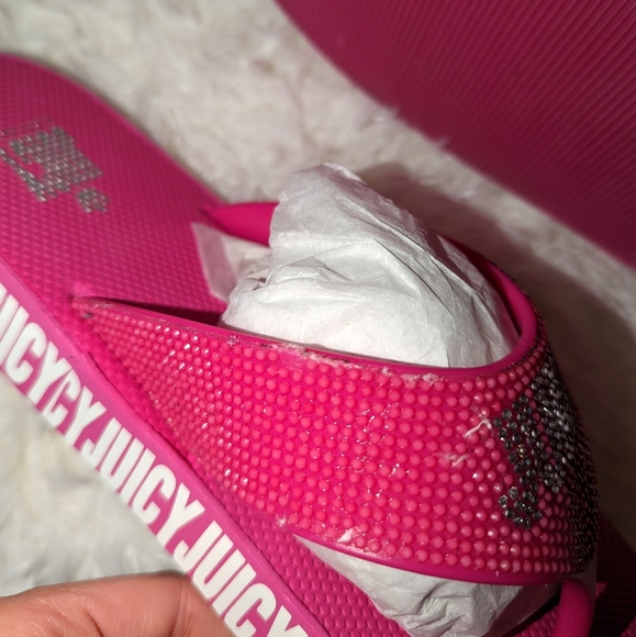 Nwt Juicy couture fuchsia Juicy Sandy sandals - Picture 5 of 16